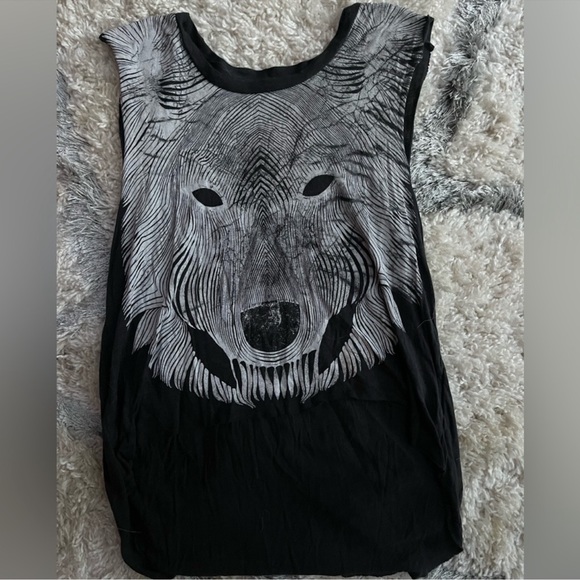 All Saints Tops - All Saints high-low tank